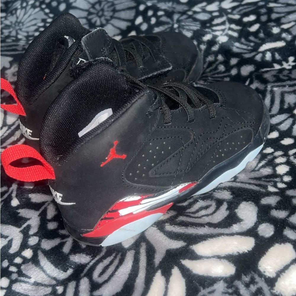 Kids Black and Red Jordan’s